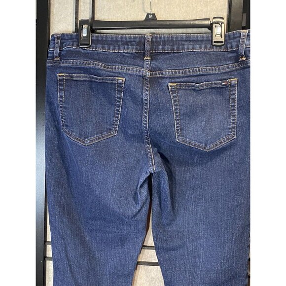 Tommy Hilfiger Womens Size 12 Cropped Jeans Dark Denim 2016 Tag - Picture 4 of 14